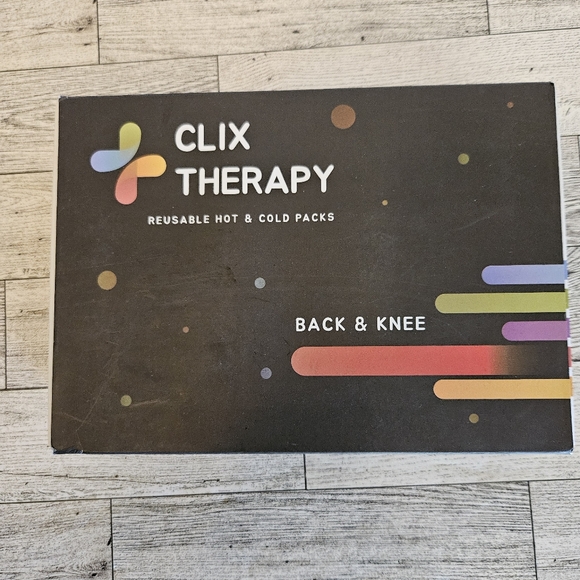 Clix Therapy Reusable Hot & Cold Pack BACK AND KNEE NEW - Picture 1 of 5